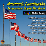 American LANDMARKS Interactive Notebook for Google Slides