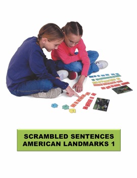 Preview of American Landmarks 1 Scrambled Sentences Manipulatives