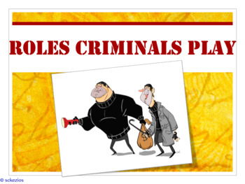 Preview of American Law: Criminal Law: Classes of Crimes/Types of Criminals TEACHER PPT