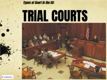 Preview of American Law: Intro to Law: Court Systems GOOGLE SLIDES