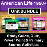 Post WWII 1950-1970 America Unit BUNDLE