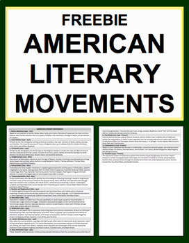 Preview of American Literary Movements