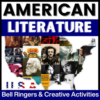 Preview of American Literature Bell Ringers and Creative Activities - 11th Grade English