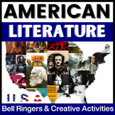 American Literature Bell Ringers and Creative Activities -