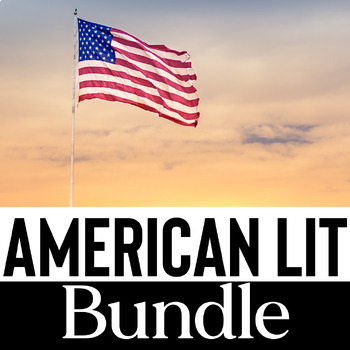 Preview of American Literature Bundle: 11th Grade American Lit Unit Plans + Pacing Guides