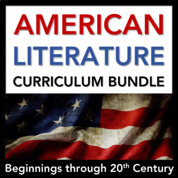 Preview of American Literature Full-Year Curriculum: Bundle of 50+ Literature Units, CCSS