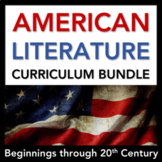 American Literature Full-Year Curriculum: Bundle of 50+ Li