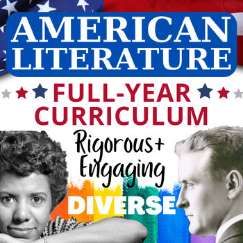 Preview of American Literature Curriculum | 11th-Grade English | FULL YEAR of Lesson Plans!