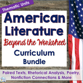 American Literature Curriculum Lesson and Activity Bundle