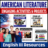 American Literature Curriculum Activities - High School En