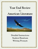 American Literature End of Year Review Activities for Any 