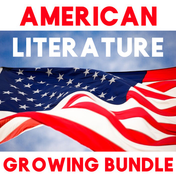 Preview of American Literature Growing Bundle: Stations, Activities, Escape Rooms + MORE