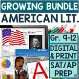 American Literature AP English Growing Bundle Digital Escape Room