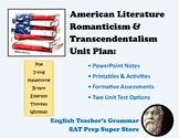 American Literature: Romanticism through Transcendentalism