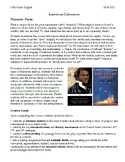 American Literature Syllabus | 11th-Grade English | Rigoro