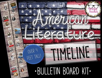 Preview of American Literature Timeline Bulletin Board Kit