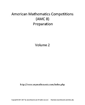 Preview of American Mathematics Competitions (AMC 8) Preparation Volume 2