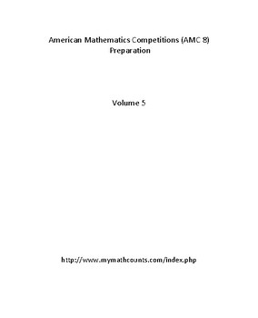 Preview of American Mathematics Competitions (AMC 8) Preparation Volume 5