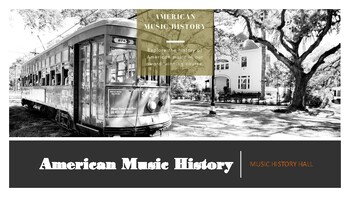 Preview of American Music History - Course Plan + Materials
