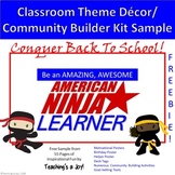 American Ninja Learner Class Theme and Activities Kit SAMP