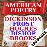 American Poetry Bundle | 5 Poets: Dickinson, Hughes, Frost