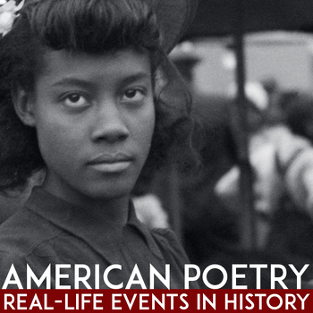 Preview of 11th Grade Poetry & History: American Literature Poetry Analysis High School