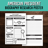 American Presidents Biography Research Poster Project