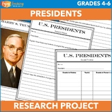 American Presidents Research Writing Project - 4th, 5th, 6