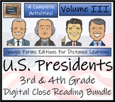 American Presidents Vol. 3 Close Reading Bundle Digital & 