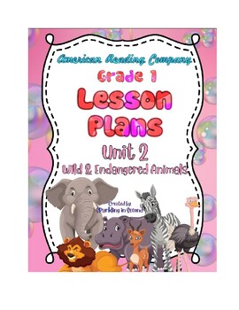 Preview of American Reading Company (ARC) First Grade-Unit 2 Lesson Plans