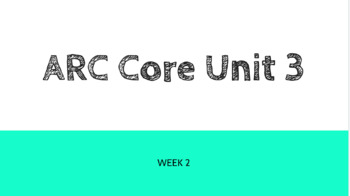 Preview of American Reading Company (ARC) Grade 3 Unit 3 Week 2 Slides