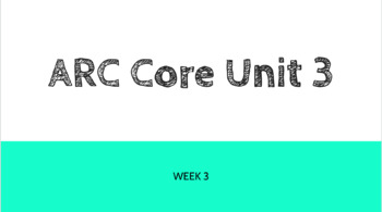 Preview of American Reading Company (ARC) Grade 3 Unit 3 Week 3 Slides