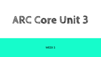 Preview of American Reading Company (ARC) Grade 3 Unit 3 Week 5 Slides