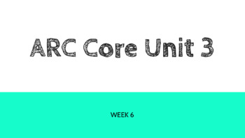 Preview of American Reading Company (ARC) Grade 3 Unit 3 Week 6 Slides