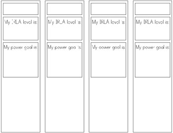 Reading Goal Bookmarks Worksheets Teaching Resources Tpt