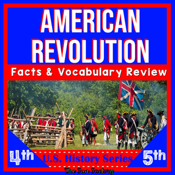 Preview of American Revolution Activities - The Revolutionary War - US History - Editable