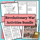 American Revolution Activities Bundle with Games and Color