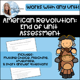 American Revolution Assessment
