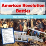 American Revolution Battle Research Project