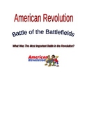 American Revolution Battle of the Battlefields Project