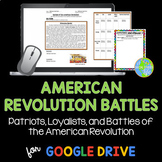 American Revolution Battles DISTANCE LEARNING