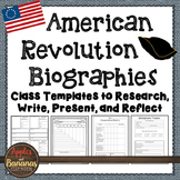 American Revolution Biographies Research Templates