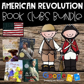 Preview of American Revolution Book Clubs Bundle