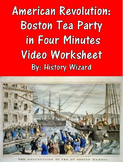 American Revolution: Boston Tea Party in Four Minutes Vide