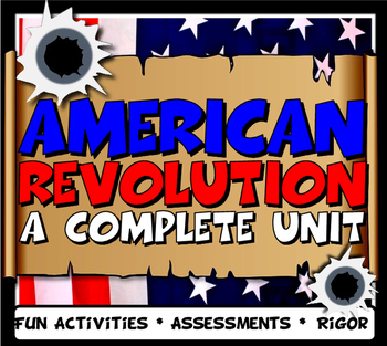 Preview of American Revolution Bundle: Activities & Lesson Plans - Print & Digital 6-8