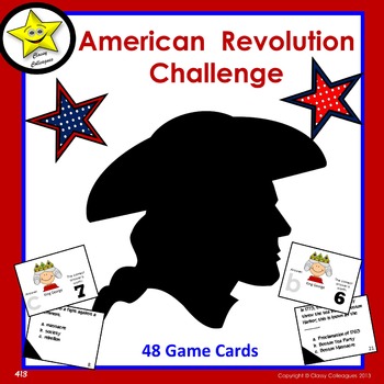 Preview of American Revolution Challenge Game