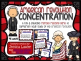American Revolution Concentration Center Activity