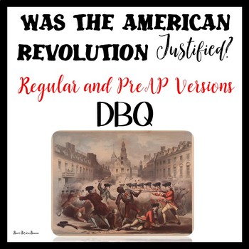 Preview of American Revolution DBQ Reading and Writing using Primary Sources Bundle