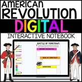 American Revolution Digital Interactive Notebook Google Drive