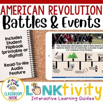 Preview of American Revolution LINKtivity® Major Battles & Events + People of the War